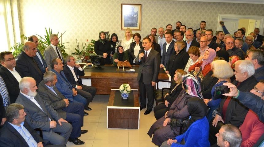 MHP teşkilatlarından Vergili&rsquo;ye adaylık ziyareti