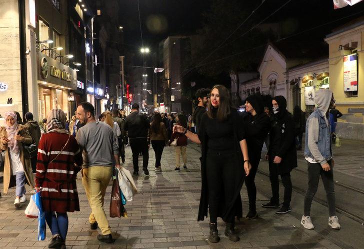 Taksim'i 'cadılar' bastı! G2