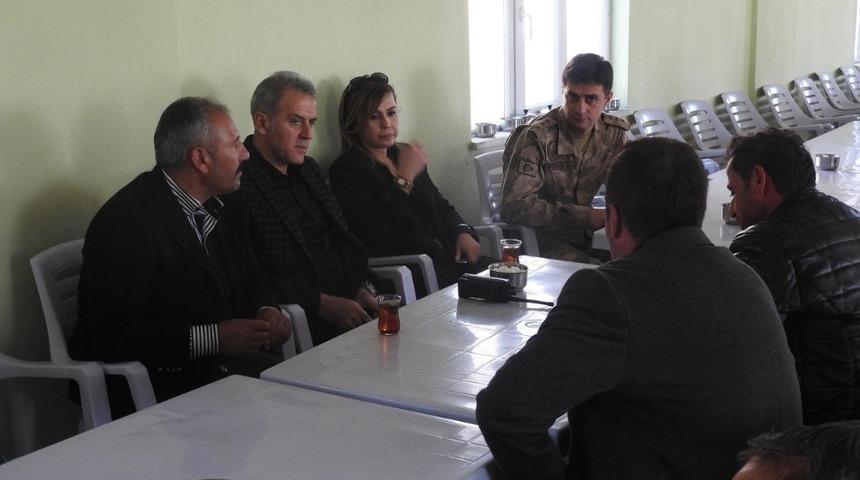 Kaymakam U&ccedil;ar&rsquo;dan taziye ziyareti