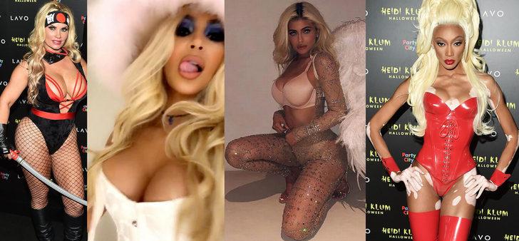 Ünlüler Cadılar Bayramı'nda tanınmaz hale geldi