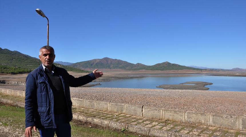 Barajda su çekildi, tarihi Hicaz Demiryolu hattı göründü