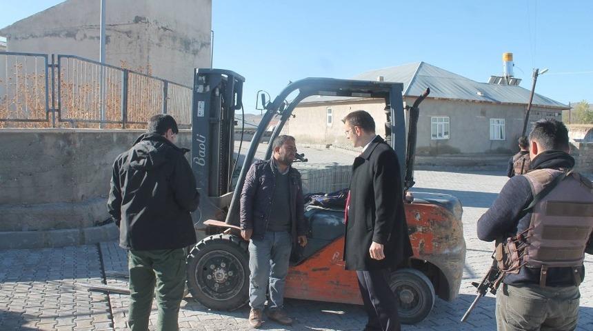 Kaymakam Aydın çalışmaları inceledi