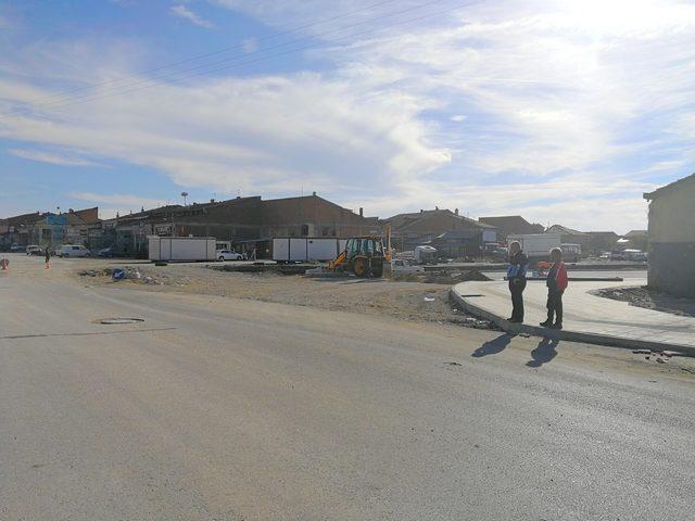 Çorum’da yol kazısı sırasında doğal gaz borusu hasar gördü