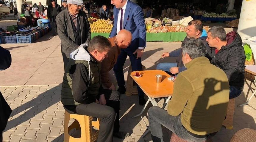 Başkan Cankul, dert dinliyor