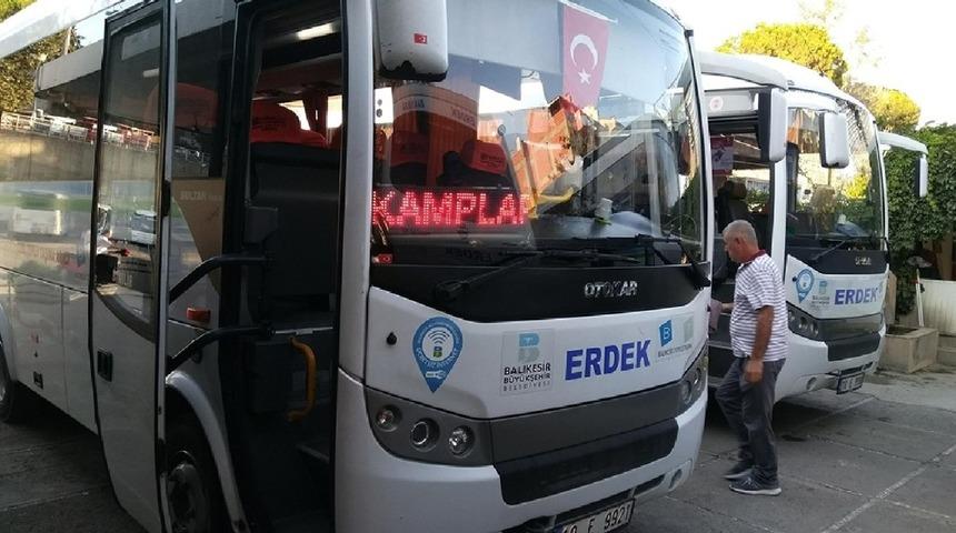 Erdek-Bandırma otobüslerinde internet keyfi