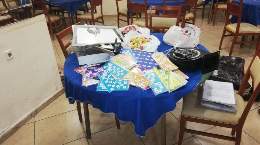 Dernek adı altında kurulan bina ve lokallere kumar baskını