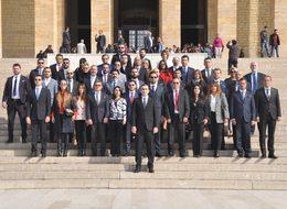 Türkiye’nin genç işadamları Ata’nın huzurunda 