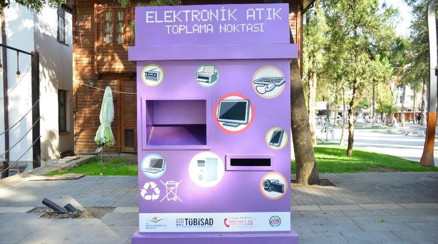 Elektronik atıklar kutularla toplanacak