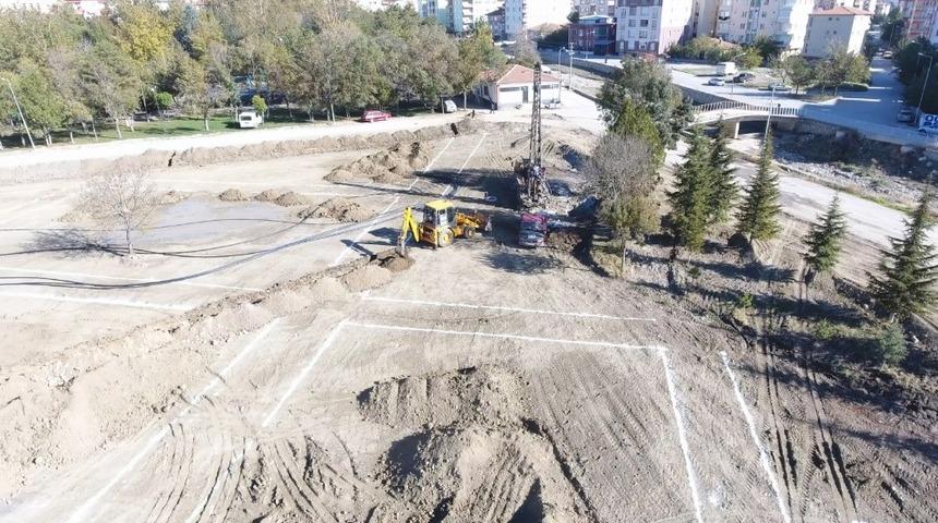 Sungurlu’nun kent arkında hummalı çalışma