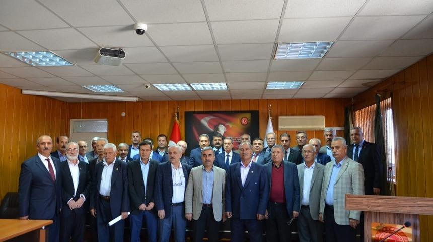 Vali Kalkancı meclis &uuml;yeleri ile vedalaştı