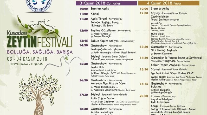 Kuşadası Zeytin Festivali başlıyor