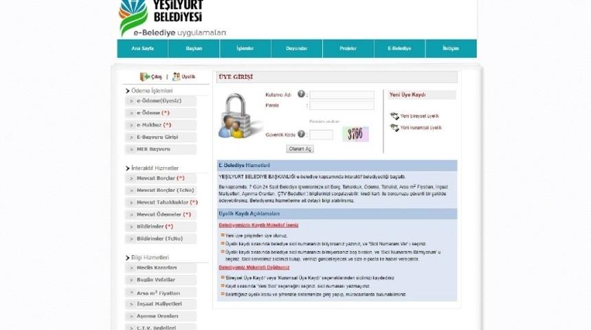 Yeşilyurt Belediyesinde e-belediye farkı