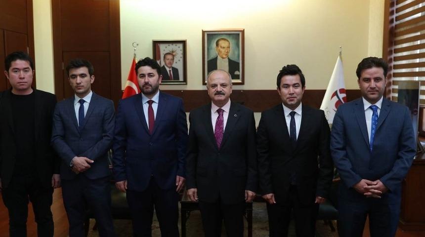 Vali &Ccedil;akacak, Afganistan&rsquo;dan gelen heyeti kabul etti