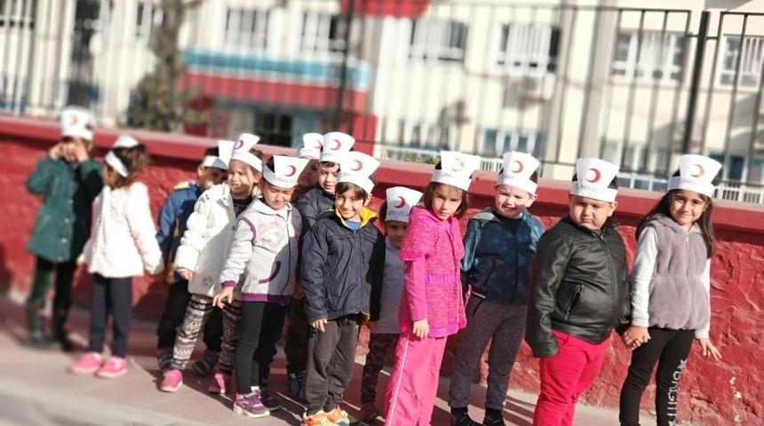 Aydın&rsquo;da minikler Kızılayın faaliyetlerini &ouml;ğrendi