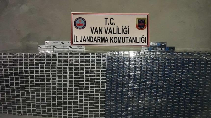 Van&rsquo;da 23 bin 120 paket ka&ccedil;ak sigara ele ge&ccedil;irildi