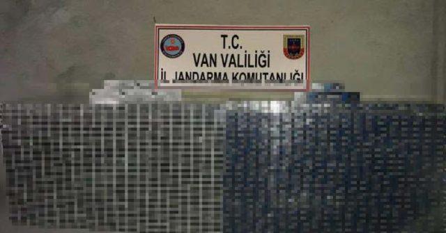 Van'da 23 bin paket kaçak sigara ele geçirildi