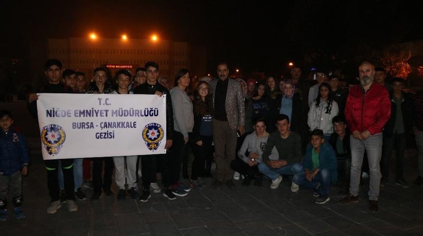 Niğdeli öğrenciler, Bursa ve Çanakkale’yi gezecek