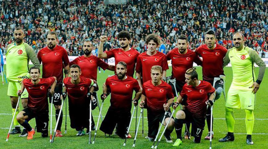 Ampute Futbol Milli Takımı çeyrek finale yükseldi