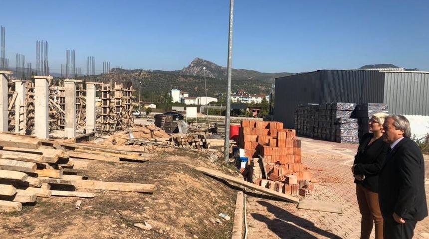 Toplum Sağlığı Merkezi&rsquo;nin inşaatı hızla ilerliyor