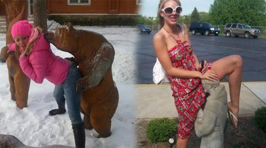 Kızlarla başı dertte olan 26 heykel