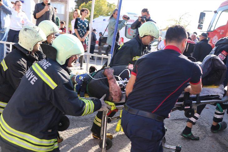 GÜNCELLEME - Edirne'de kalorifer kazanı patladı: 3 yaralı G4