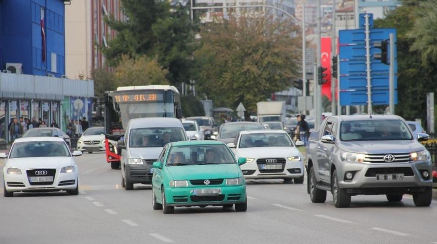 Samsun&rsquo;da motorlu kara taşıtı bir yılda 15 bin 740 arttı