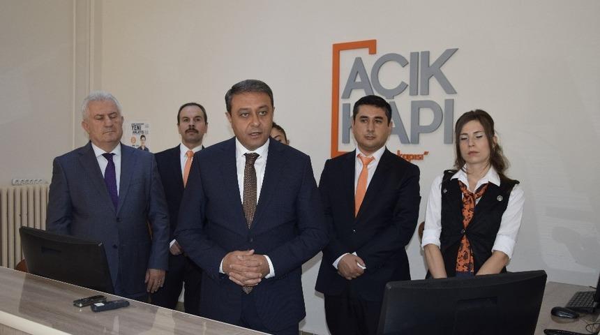 Vali Şıldak, A&ccedil;ık Kapı Projesini tanıttı