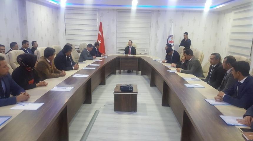 Malazgirt&rsquo;te Okul M&uuml;d&uuml;rleri Toplantısı