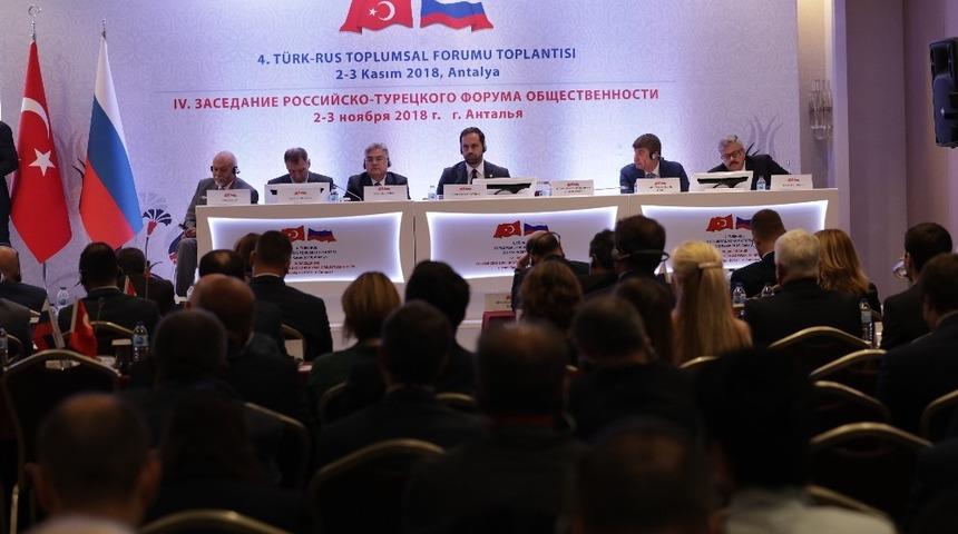 T&uuml;rk-Rus Toplumsal Forumu geleceğe ışık tuttu