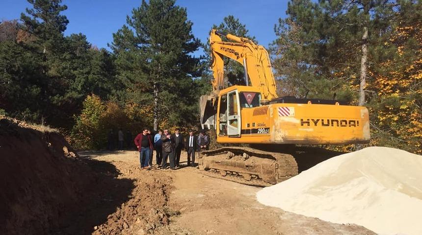 K&uuml;&ccedil;&uuml;kelmalı Tabiat Parkı&rsquo;nda inşaat &ccedil;alışmaları devam ediyor