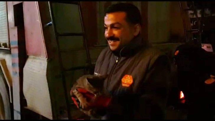 Tatvan’da kedi kurtarma operasyonu G4