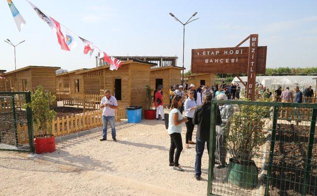 Mezitli Belediyesi 5. Etap Hobi Bahçesi açıldı