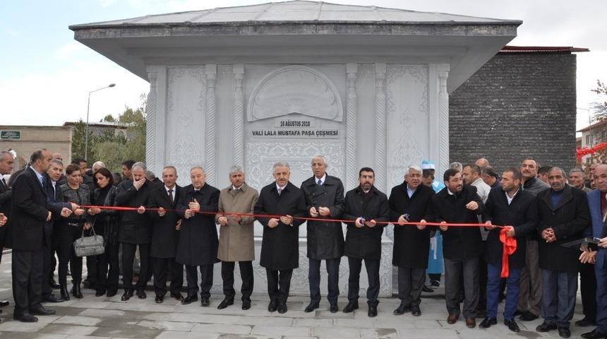 Vali Lala Mustafa Paşa &Ccedil;eşmesi&rsquo;nin a&ccedil;ılışı yapıldı