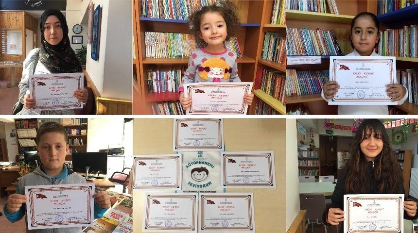 Kızılcahamam&rsquo;ın kitap kurtları &ouml;d&uuml;llendirildi