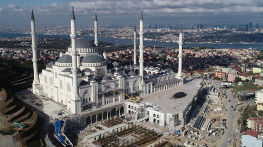 Çamlıca Camii'nin bitmesine bir adım kaldı