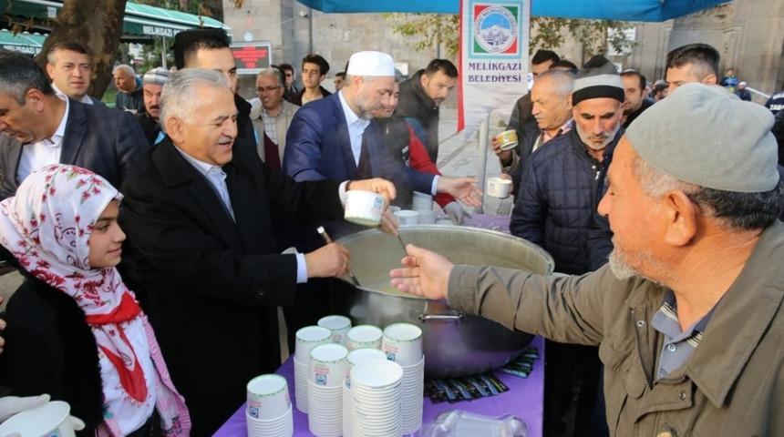 Sabah &ccedil;orbası Melikgazi Belediyesinden