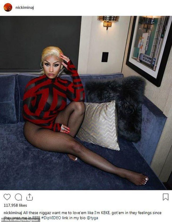 Nicki Minaj klip çekiminden cesur anları paylaştı! G2