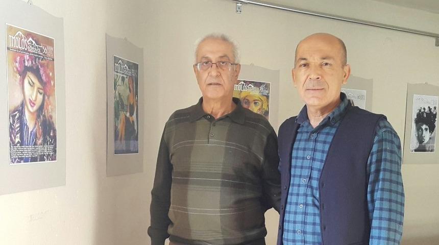 Dergi kapakları resim sergisi oldu