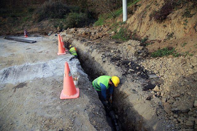 Hendeğin 2 mahallesine 6 kilometrelik içmesuyu hattı