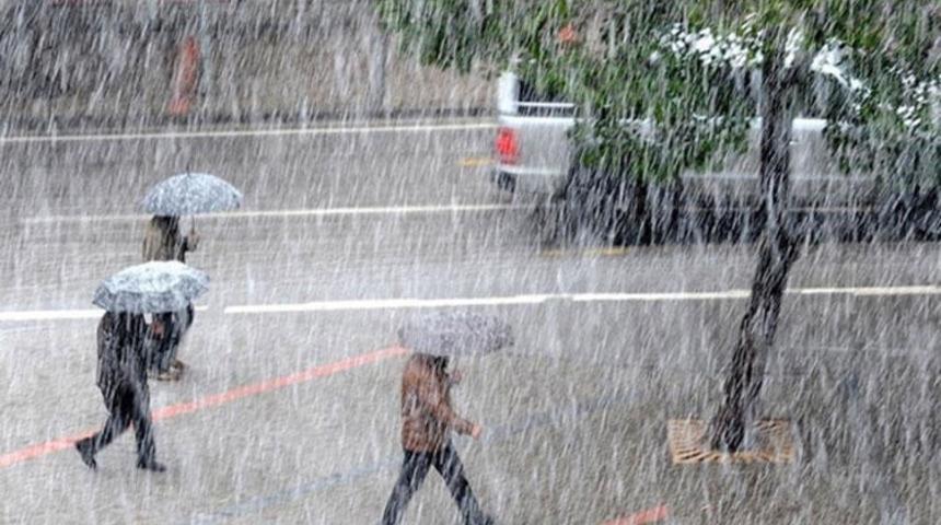 Meteoroloji'den sağanak yağış uyarısı