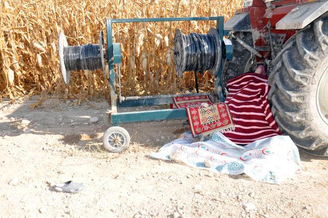 Su borularını toplarken makineye kıyafeti dolanan kadın öldü