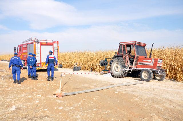 Su borularını toplarken makineye kıyafeti dolanan kadın öldü