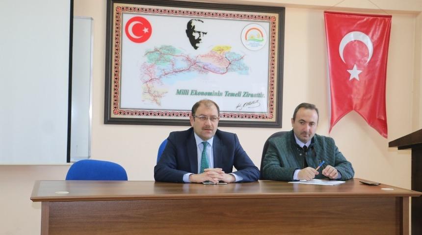 Tarımsal &ccedil;alışmalar hakkında değerlendirme toplantısı yapıldı