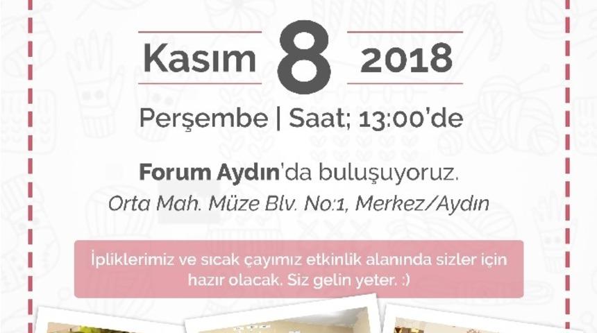 Y&uuml;rekleri ısıtan &ldquo;Elden Ele &Ouml;rg&uuml;&rdquo; projesi Forum Aydın&rsquo;da ger&ccedil;ekleşecek