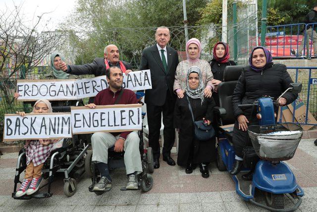 Erdoğan, G&uuml;lseren &Ouml;zdemir &Ouml;zel Eğitim Uygulama Okulu nun a&ccedil;ılışında konuştu (1) 3