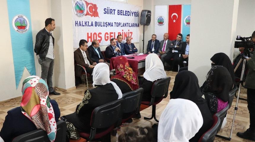 Başkan Taşkın halkı dinledi