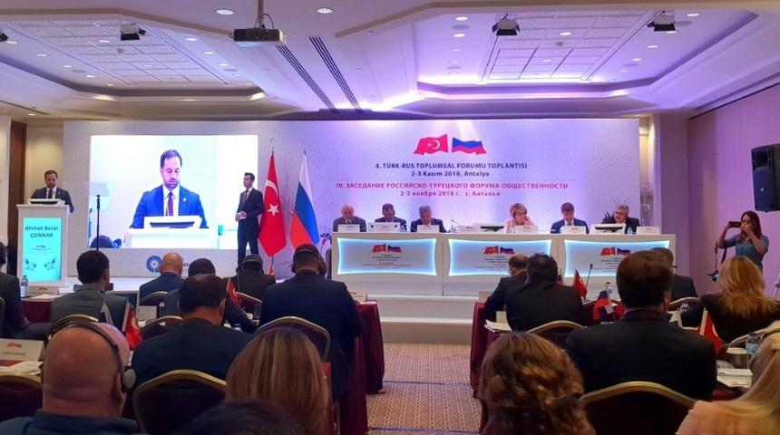 T&uuml;rk-Rus Toplumsal Forumu&rsquo;na &Ccedil;OM&Uuml; katkısı