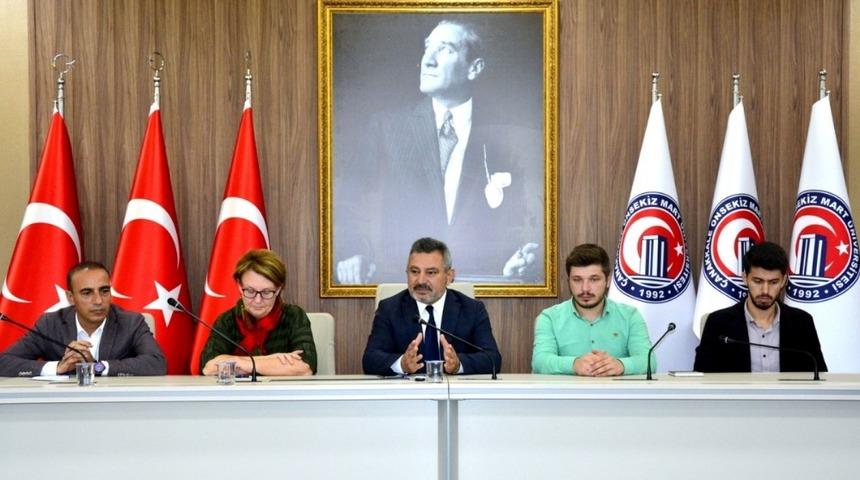 Rekt&ouml;r Acer, Topluluk Başkanları ile bir araya geldi