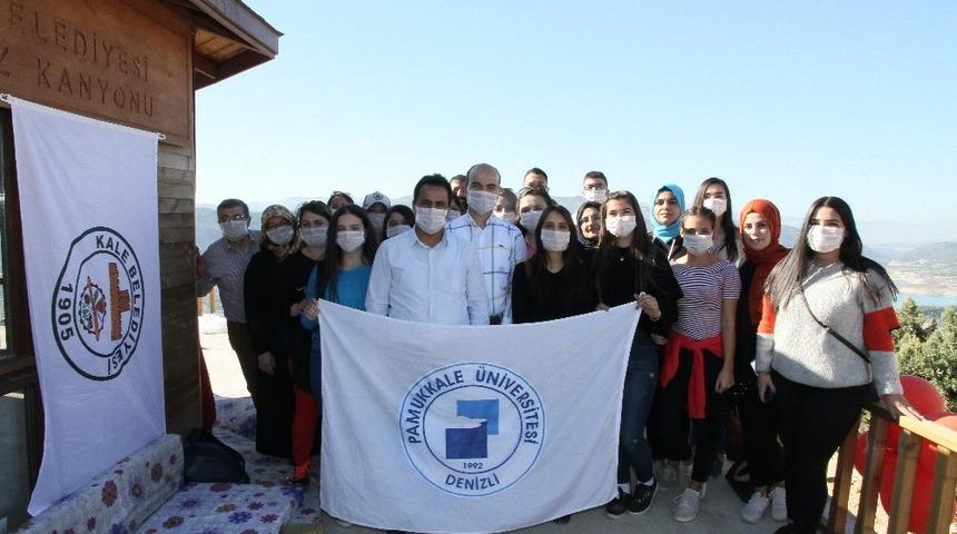 Kale MYO öğrencileri İnceğiz Kanyonu’nu gezdi