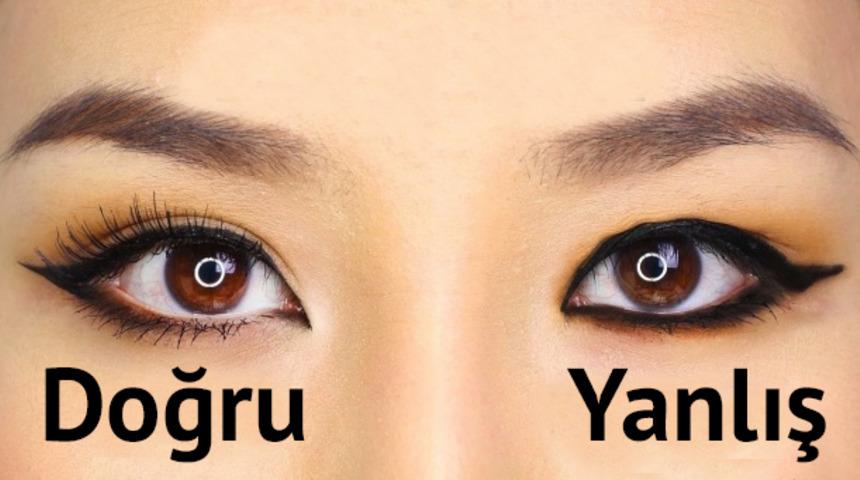 G&ouml;z şekline g&ouml;re eyeliner nasıl uygulanır? İşte unutulmaz bakışların sırrı